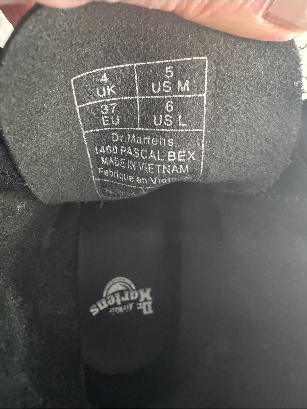 Dr. Martens Black 1460 Pascal Bex-8 Eye Platform Interior Lace-up Boots (Pascal)